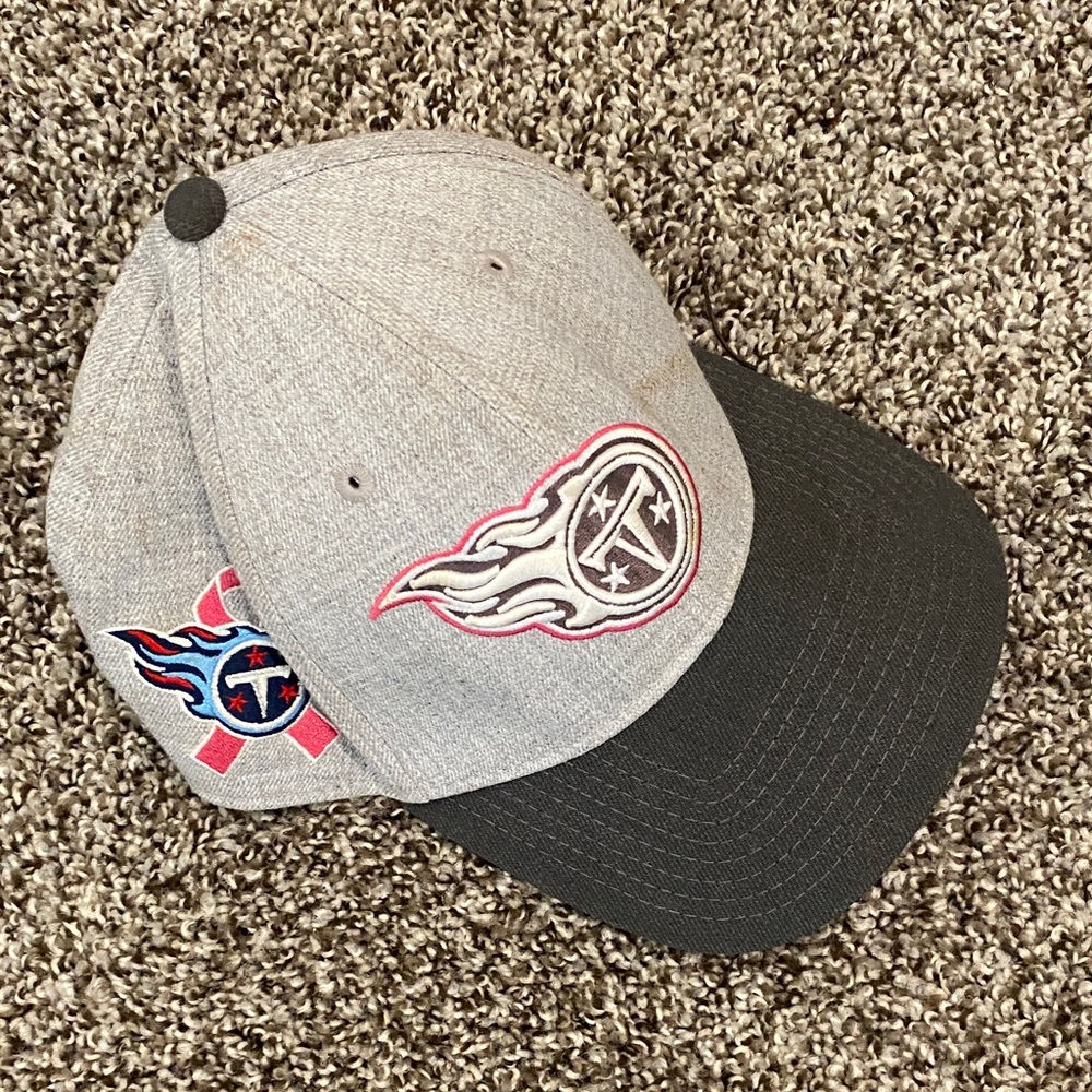 Gray and Black Logo Baseball Cap